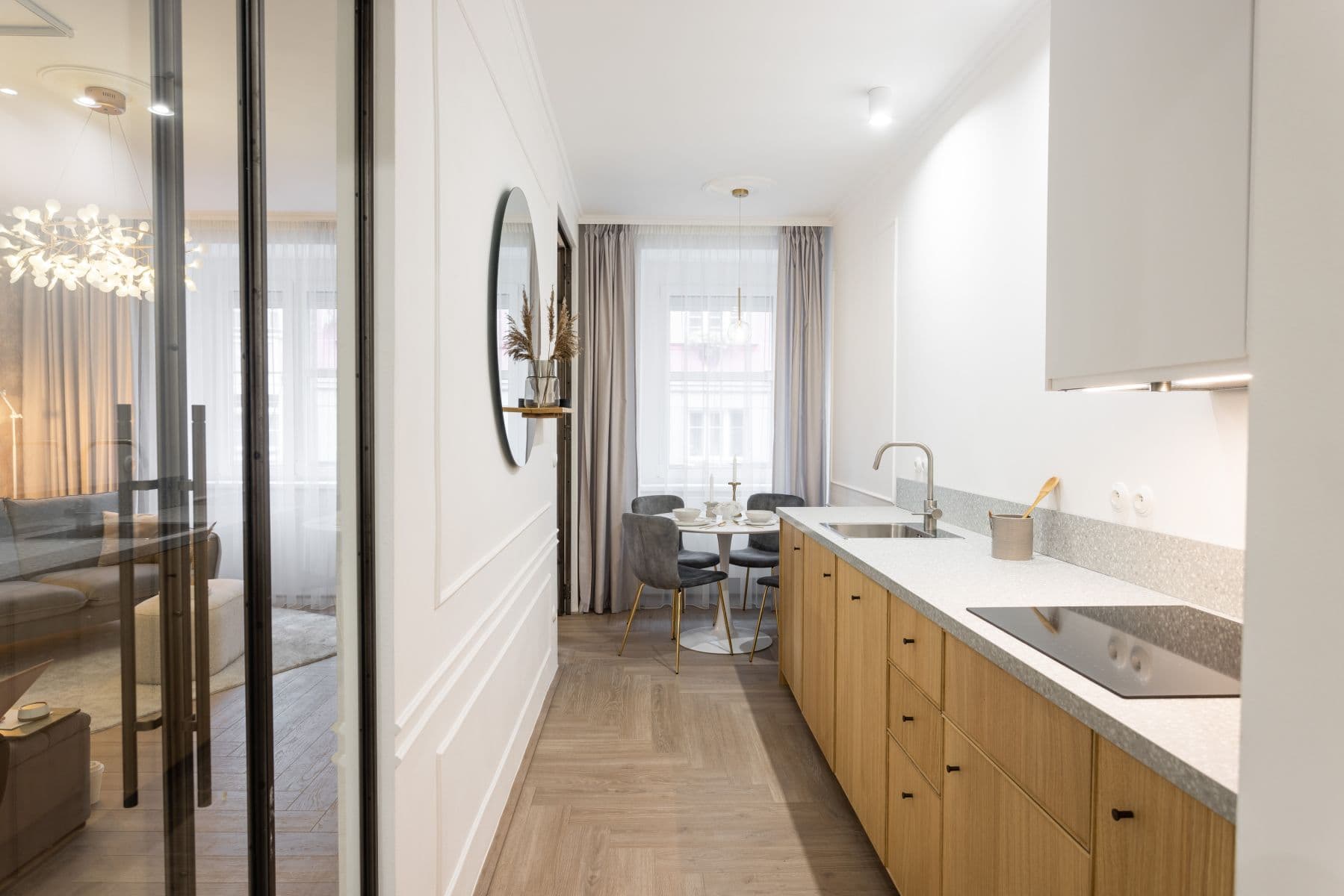 flat to rent, 48 m², Poupětova, Prague, Prague flat to rent, 48 m², Poupětova, Prague, Prague