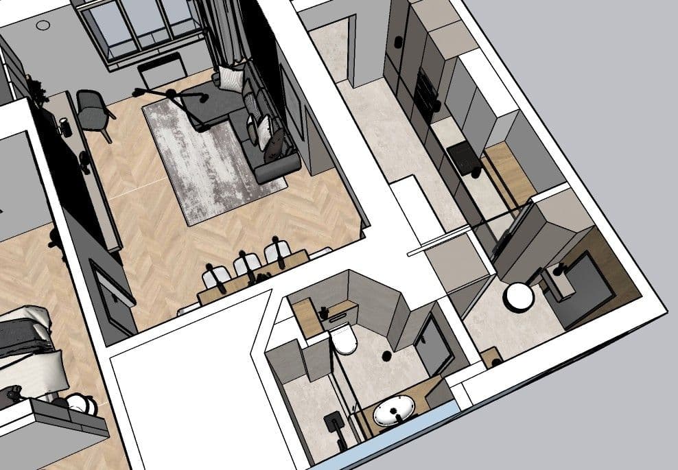 1 bedroom with open-plan kitchen flat for sale, 69 m², Jeseniova, Prague, Prague 1 bedroom with open-plan kitchen flat for sale, 69 m², Jeseniova, Prague, Prague