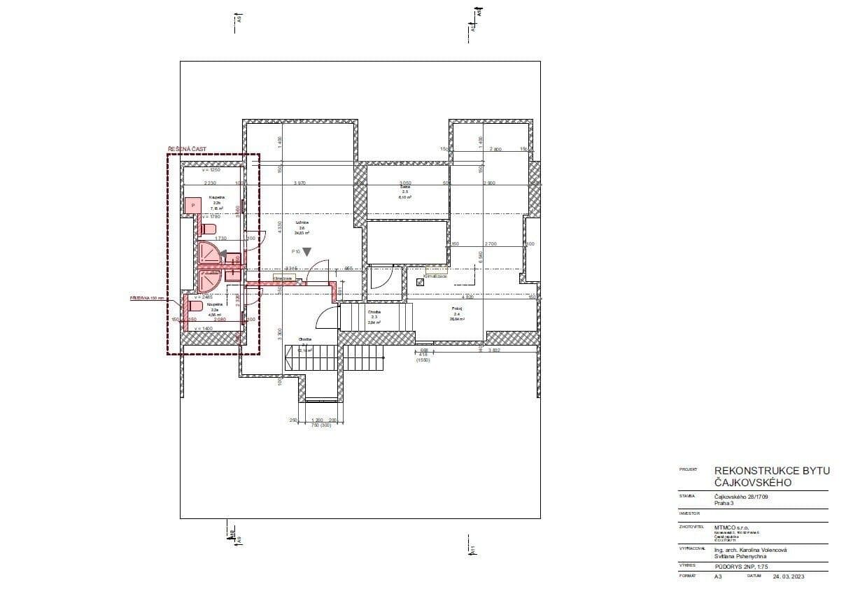 5 bedroom flat to rent, 200 m², Čajkovského, Prague, Prague 5 bedroom flat to rent, 200 m², Čajkovského, Prague, Prague
