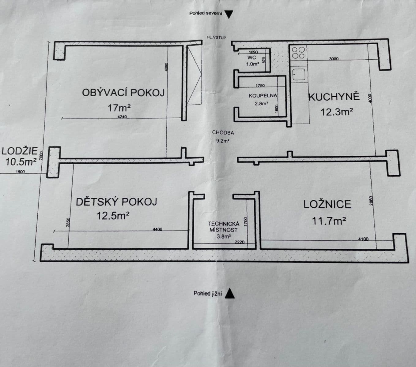 3 bedroom flat for sale, 78 m², Dětská, Zlín, Zlínský Region 3 bedroom flat for sale, 78 m², Dětská, Zlín, Zlínský Region