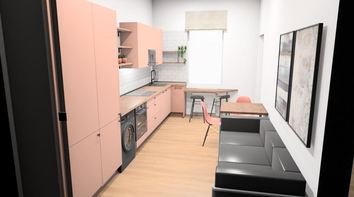 1 bedroom flat to rent, 34 m², Vlkova, Prague, Prague 1 bedroom flat to rent, 34 m², Vlkova, Prague, Prague