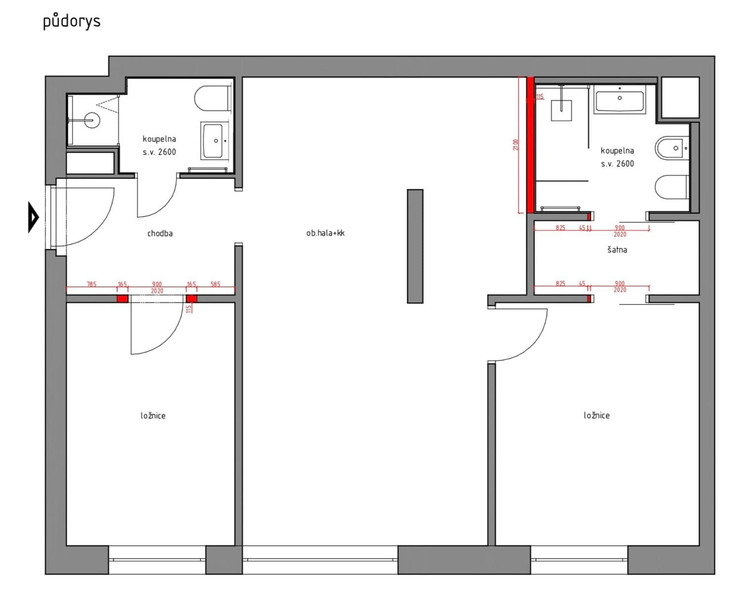 2 bedroom with open-plan kitchen flat for sale, 70 m², Nad Paloučkem, Beroun, Středočeský Region 2 bedroom with open-plan kitchen flat for sale, 70 m², Nad Paloučkem, Beroun, Středočeský Region