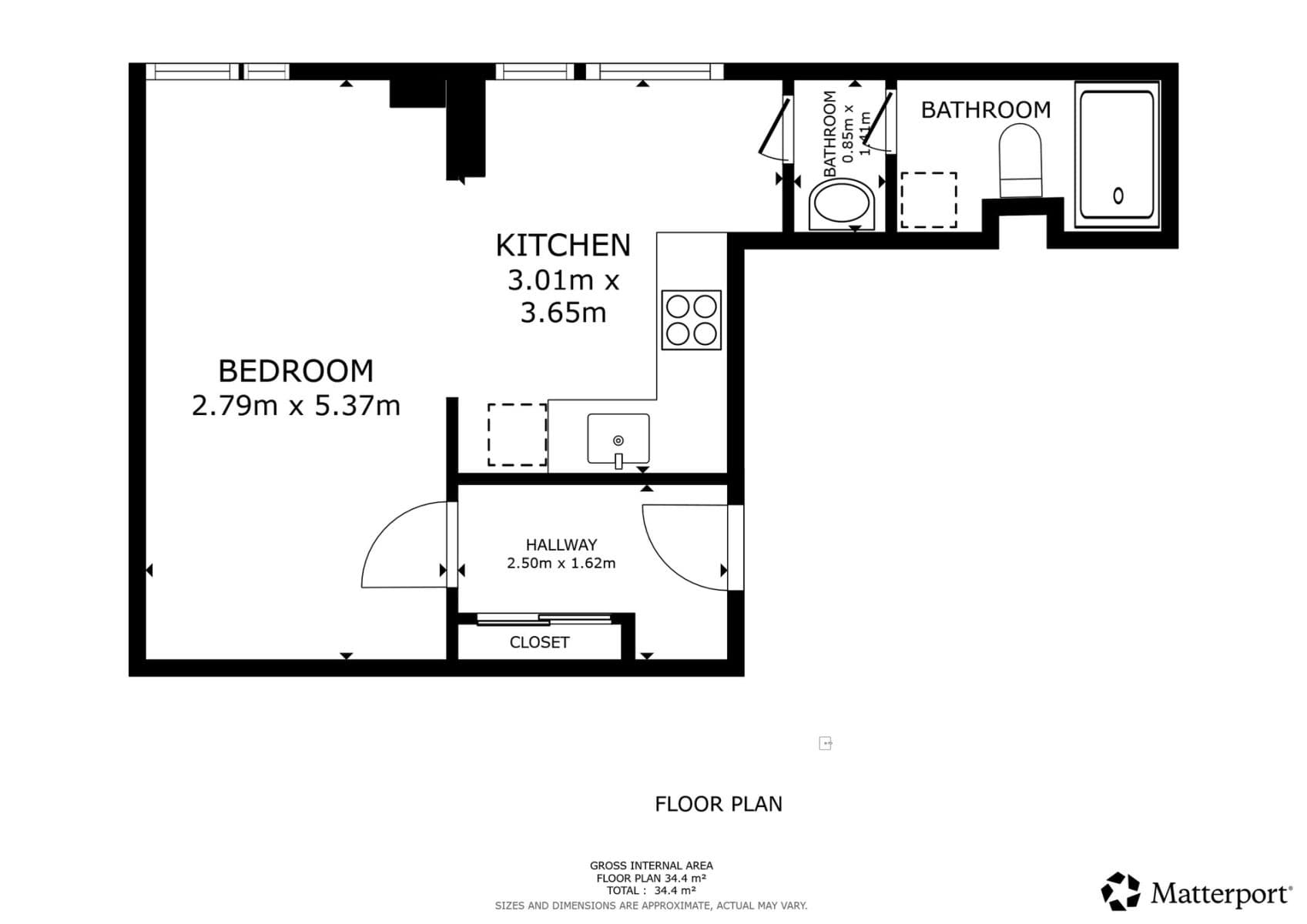 Studio flat to rent, 35 m², Sokolovská, Prague, Prague Studio flat to rent, 35 m², Sokolovská, Prague, Prague