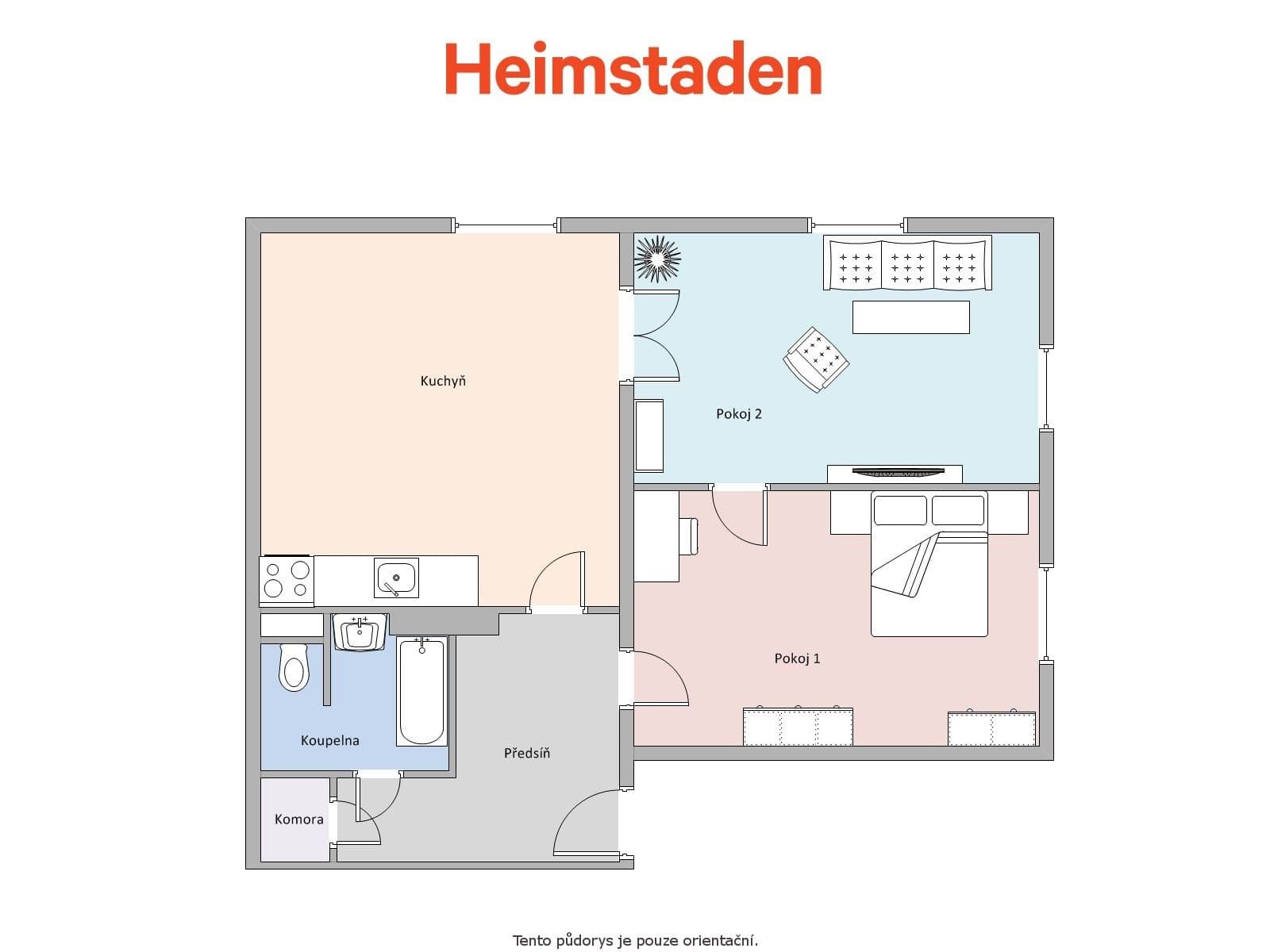 2 bedroom flat to rent, 59 m², Vančurova, Havířov, Moravskoslezský Region 2 bedroom flat to rent, 59 m², Vančurova, Havířov, Moravskoslezský Region