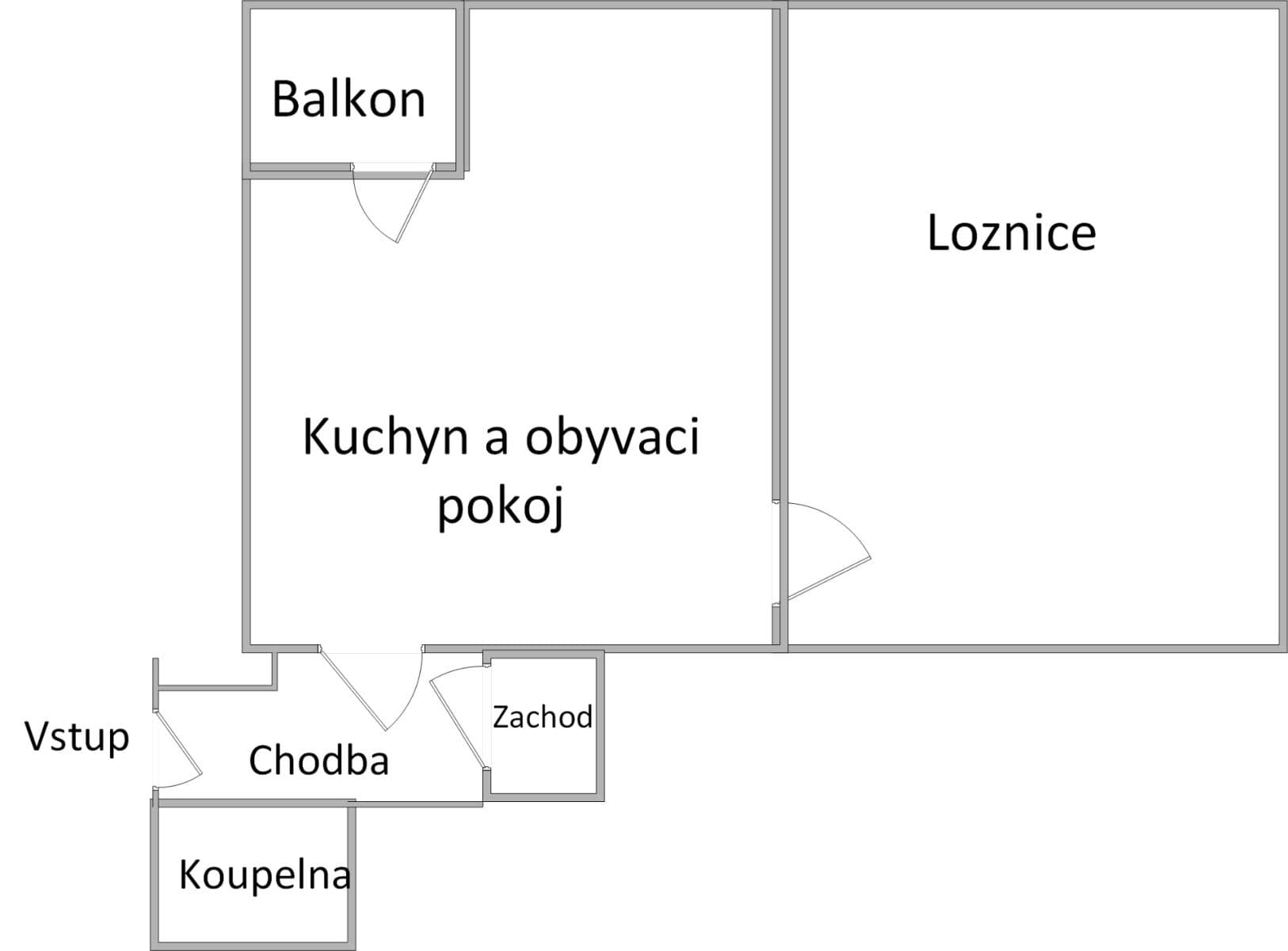 1 bedroom with open-plan kitchen flat for sale, 53 m², Na Rokytce, Prague, Prague 1 bedroom with open-plan kitchen flat for sale, 53 m², Na Rokytce, Prague, Prague