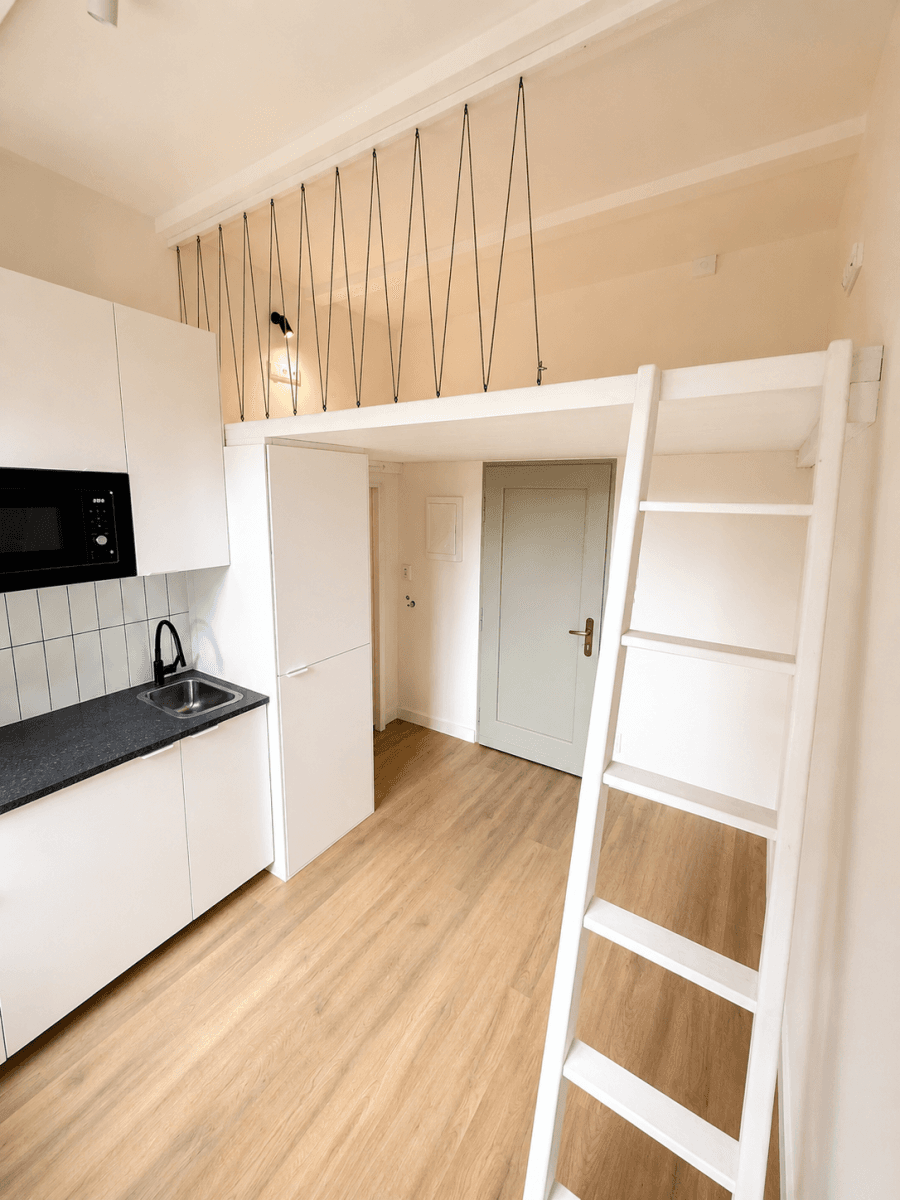 Small studio flat to rent, 16 m², V Holešovičkách, Prague, Prague Small studio flat to rent, 16 m², V Holešovičkách, Prague, Prague