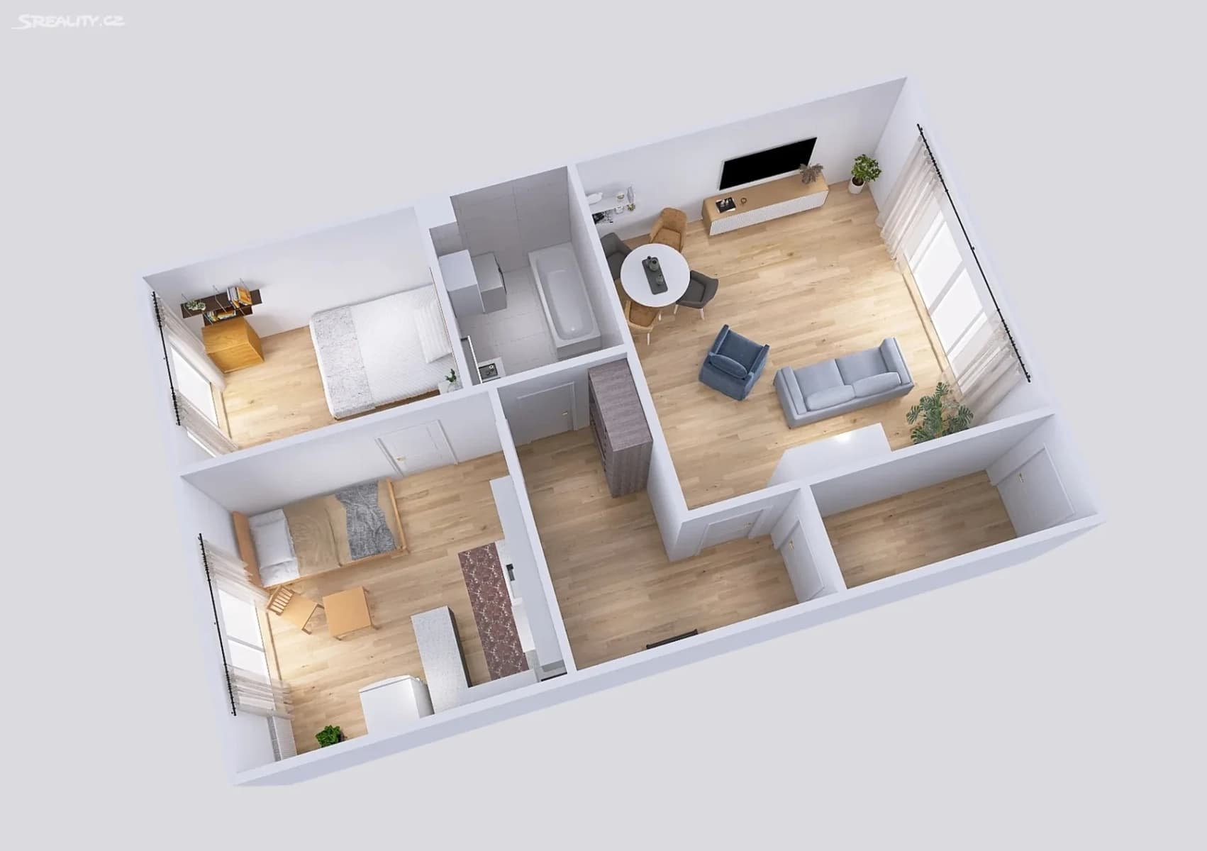 2 bedroom with open-plan kitchen flat for sale, 80 m², Do Roklí, Prague, Prague 2 bedroom with open-plan kitchen flat for sale, 80 m², Do Roklí, Prague, Prague