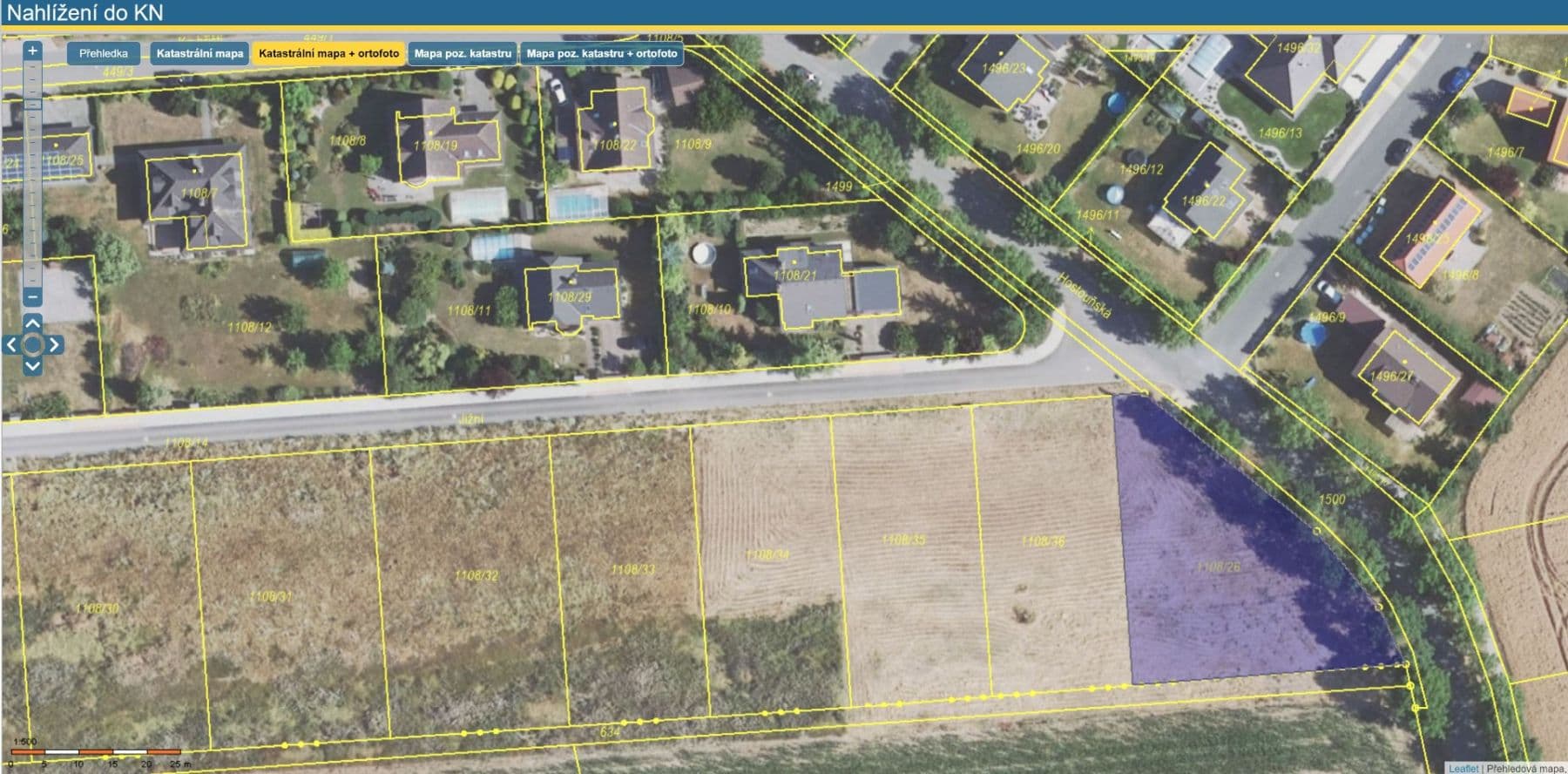 plot for sale, 1,223 m², Hřebeč, Středočeský Region plot for sale, 1,223 m², Hřebeč, Středočeský Region