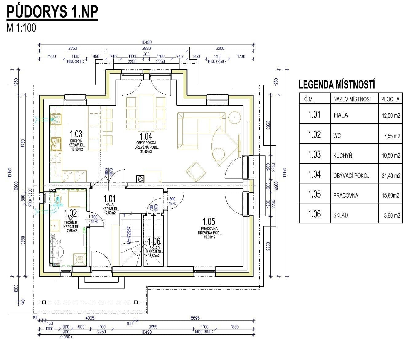 house for sale, 160 m², V Luhu, Louňovice, Středočeský Region house for sale, 160 m², V Luhu, Louňovice, Středočeský Region