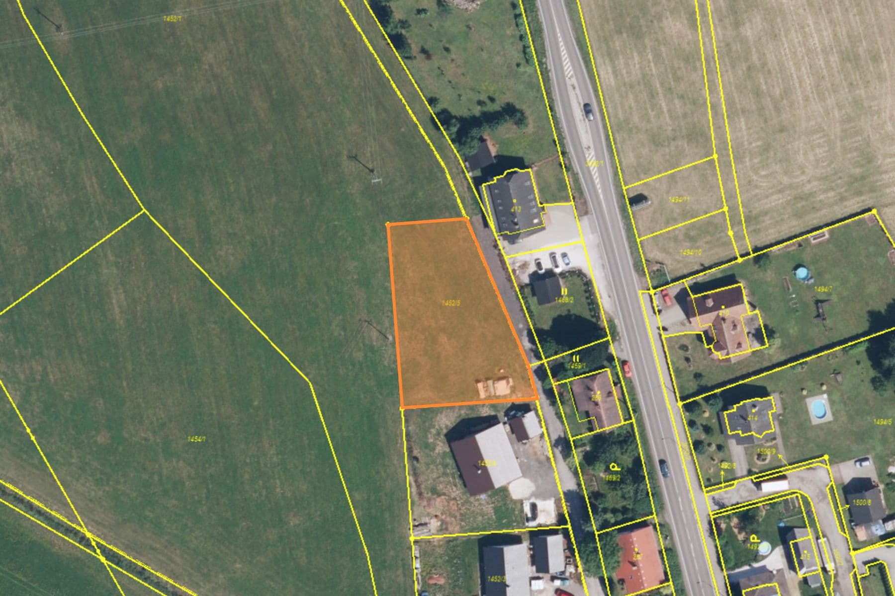 plot for sale, 1,571 m², Horka u Staré Paky, Liberecký Region plot for sale, 1,571 m², Horka u Staré Paky, Liberecký Region
