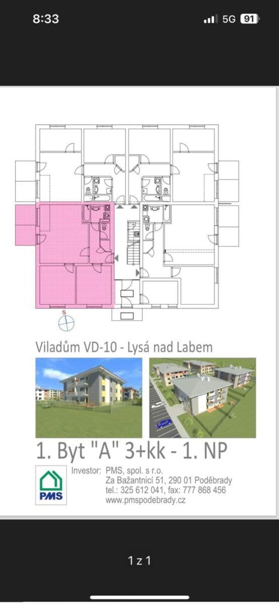 2 bedroom with open-plan kitchen flat to rent, 64 m², Vichrova, Lysá nad Labem, Středočeský Region 2 bedroom with open-plan kitchen flat to rent, 64 m², Vichrova, Lysá nad Labem, Středočeský Region