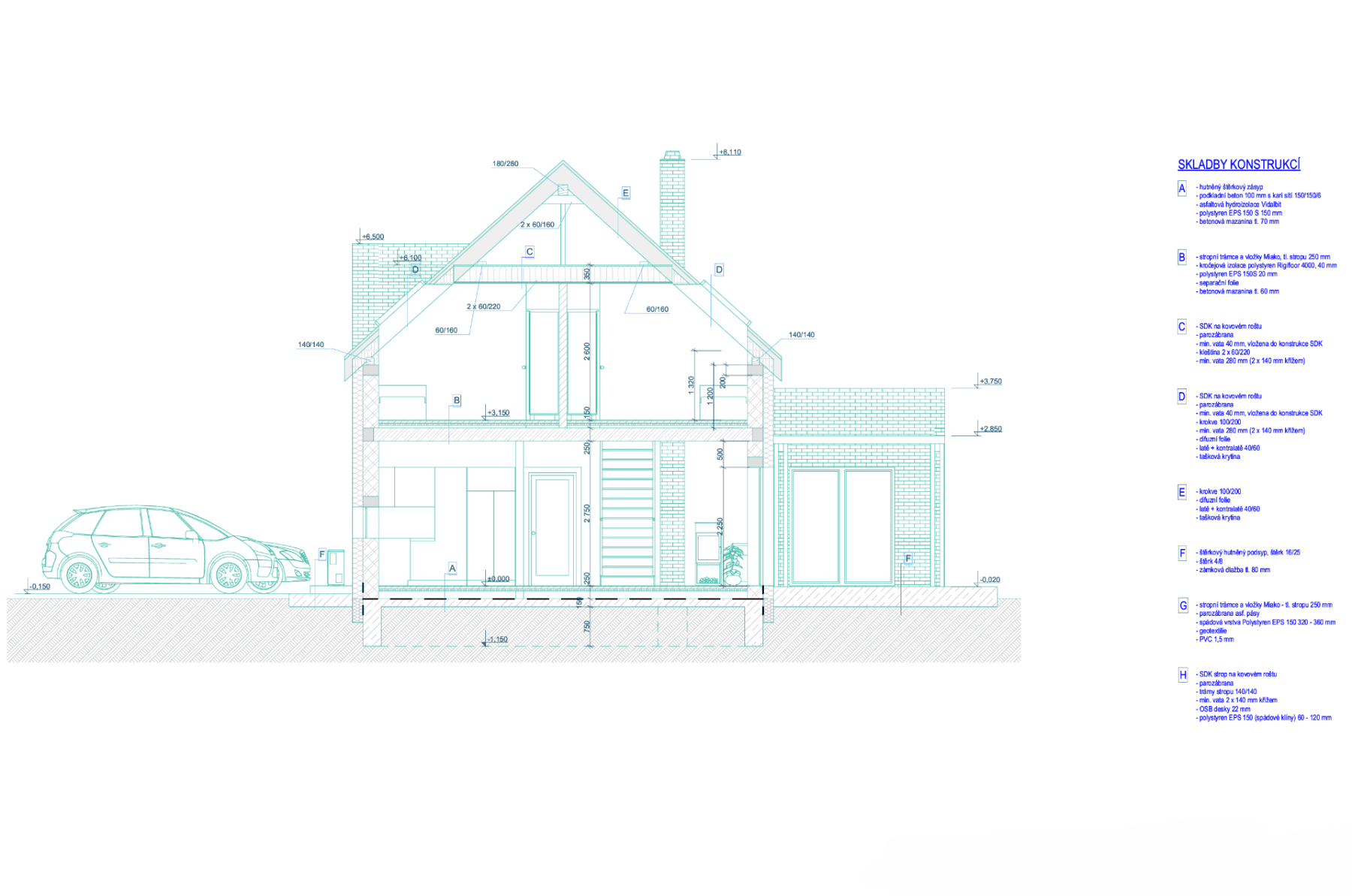 house for sale, 174 m², Východní Stráň, Předboj, Středočeský Region house for sale, 174 m², Východní Stráň, Předboj, Středočeský Region