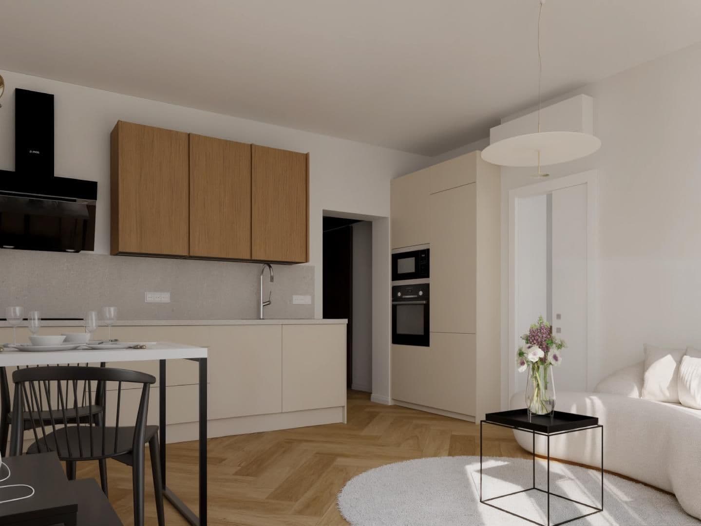 2 bedroom with open-plan kitchen flat for sale, 63 m², Hartigova, Prague, Prague 2 bedroom with open-plan kitchen flat for sale, 63 m², Hartigova, Prague, Prague