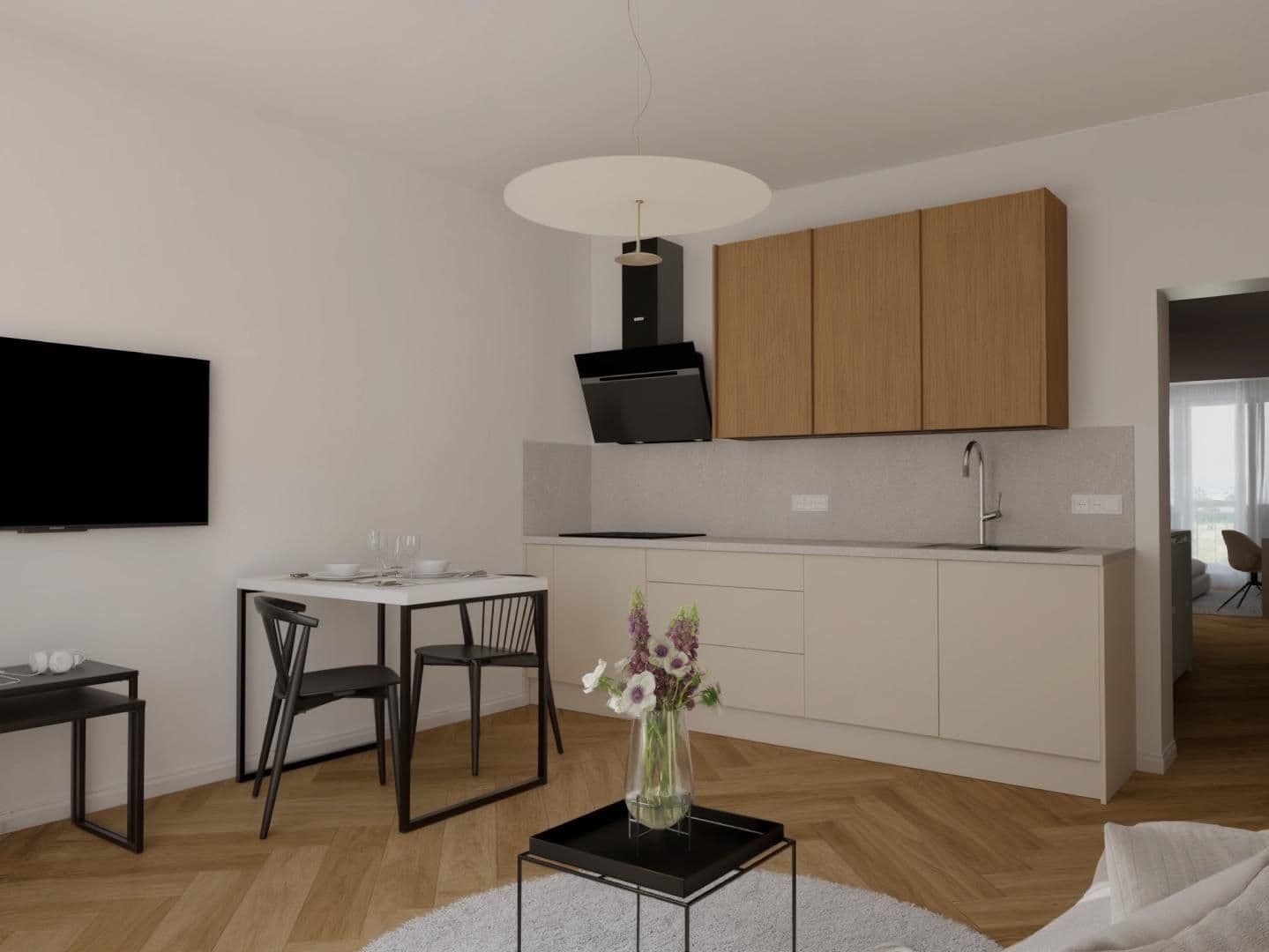 2 bedroom with open-plan kitchen flat for sale, 63 m², Hartigova, Prague, Prague 2 bedroom with open-plan kitchen flat for sale, 63 m², Hartigova, Prague, Prague