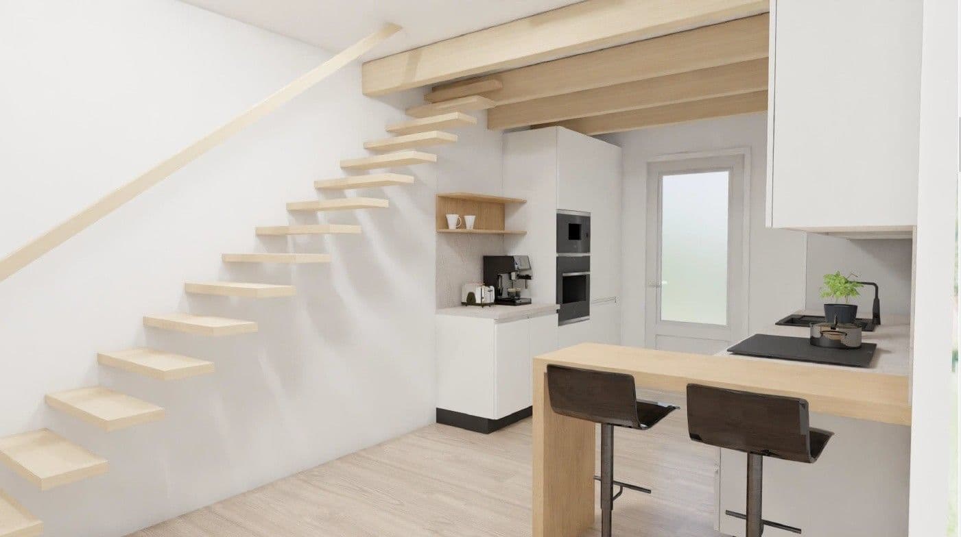 1 bedroom with open-plan kitchen flat to rent, 52 m², Kolbenova, Prague, Prague 1 bedroom with open-plan kitchen flat to rent, 52 m², Kolbenova, Prague, Prague