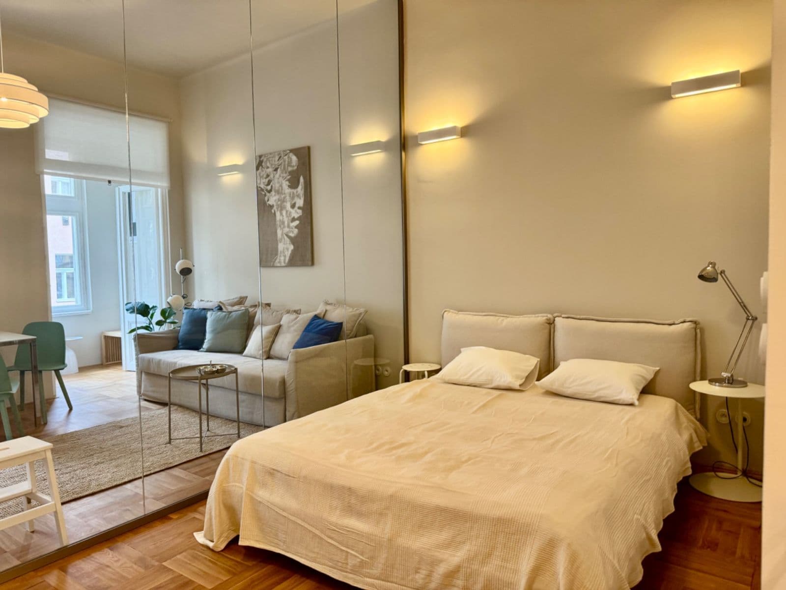 1 bedroom with open-plan kitchen flat to rent, 40 m², Budečská, Prague, Prague 1 bedroom with open-plan kitchen flat to rent, 40 m², Budečská, Prague, Prague