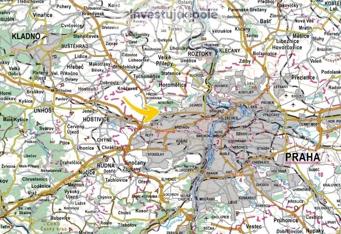 plot for sale, 7,770 m², Prague, Prague plot for sale, 7,770 m², Prague, Prague
