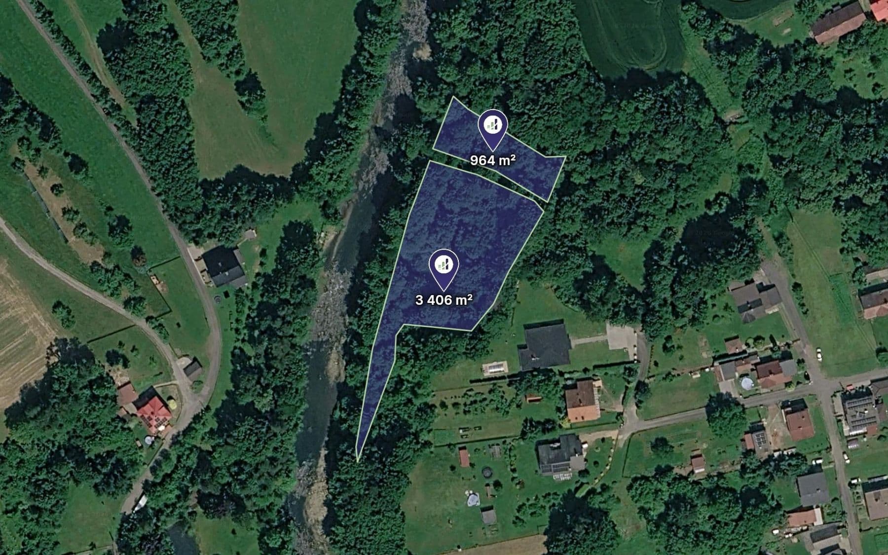 plot for sale, 4,370 m², Hrádek, Moravskoslezský Region plot for sale, 4,370 m², Hrádek, Moravskoslezský Region