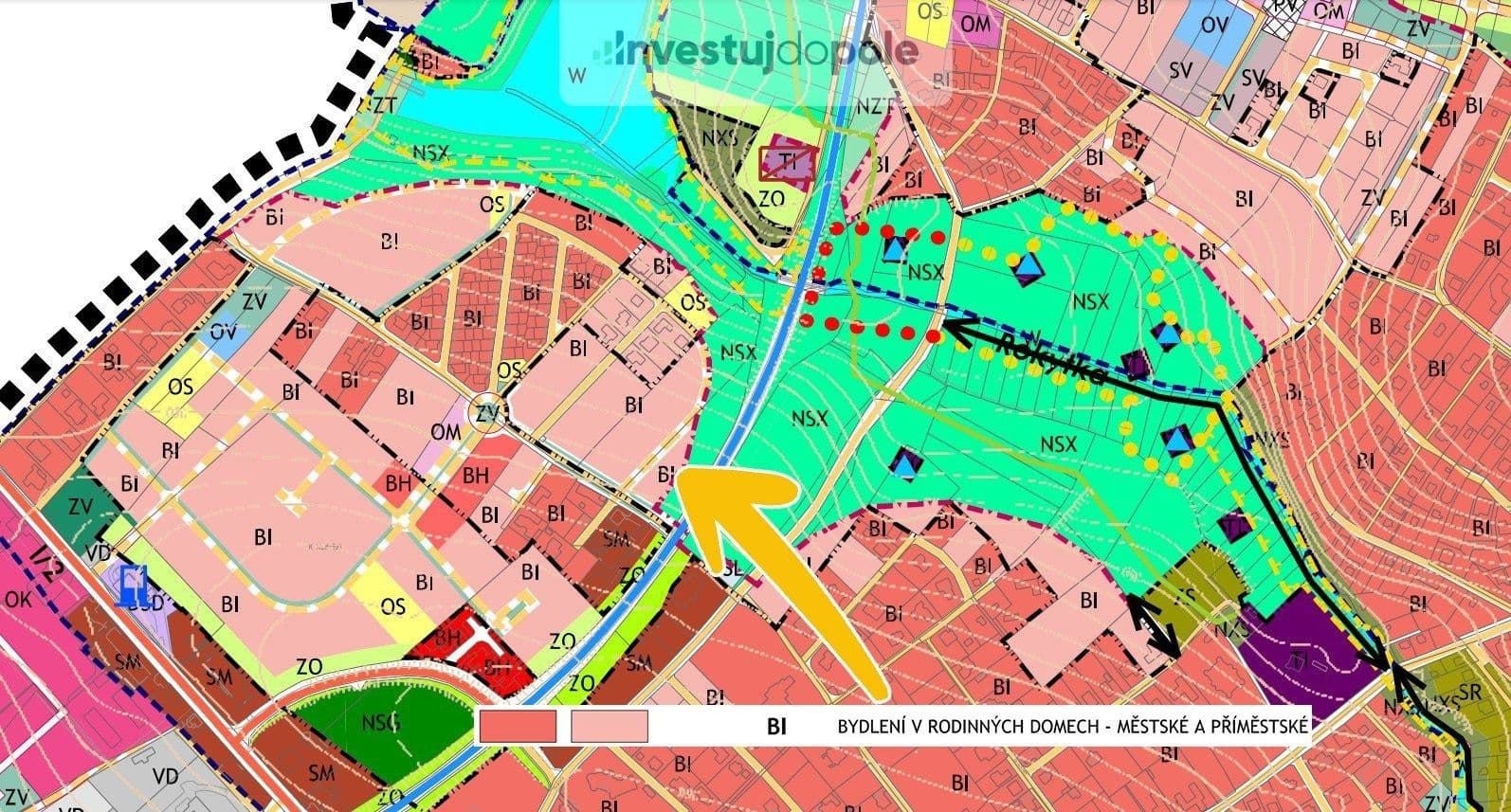 plot for sale, 6,444 m², Říčany, Středočeský Region plot for sale, 6,444 m², Říčany, Středočeský Region