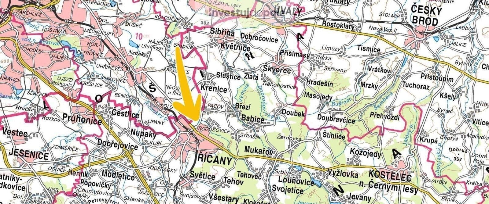 plot for sale, 6,444 m², Říčany, Středočeský Region plot for sale, 6,444 m², Říčany, Středočeský Region