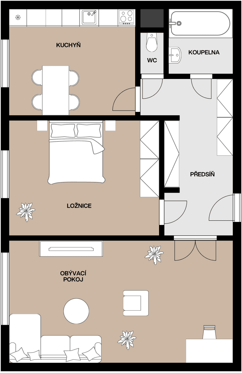 2 bedroom flat for sale, 52 m², Karlovice, Moravskoslezský Region 2 bedroom flat for sale, 52 m², Karlovice, Moravskoslezský Region