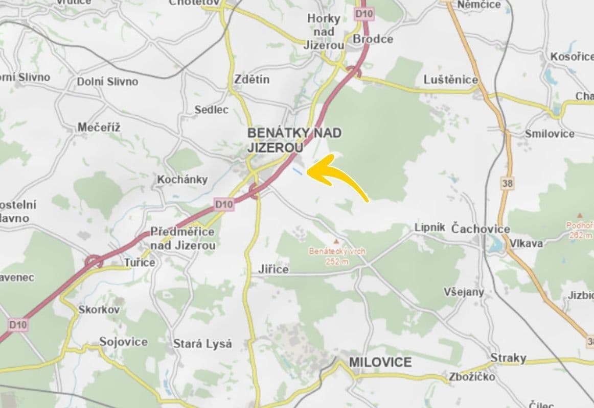 plot for sale, 8,037 m², Benátky nad Jizerou, Středočeský Region plot for sale, 8,037 m², Benátky nad Jizerou, Středočeský Region