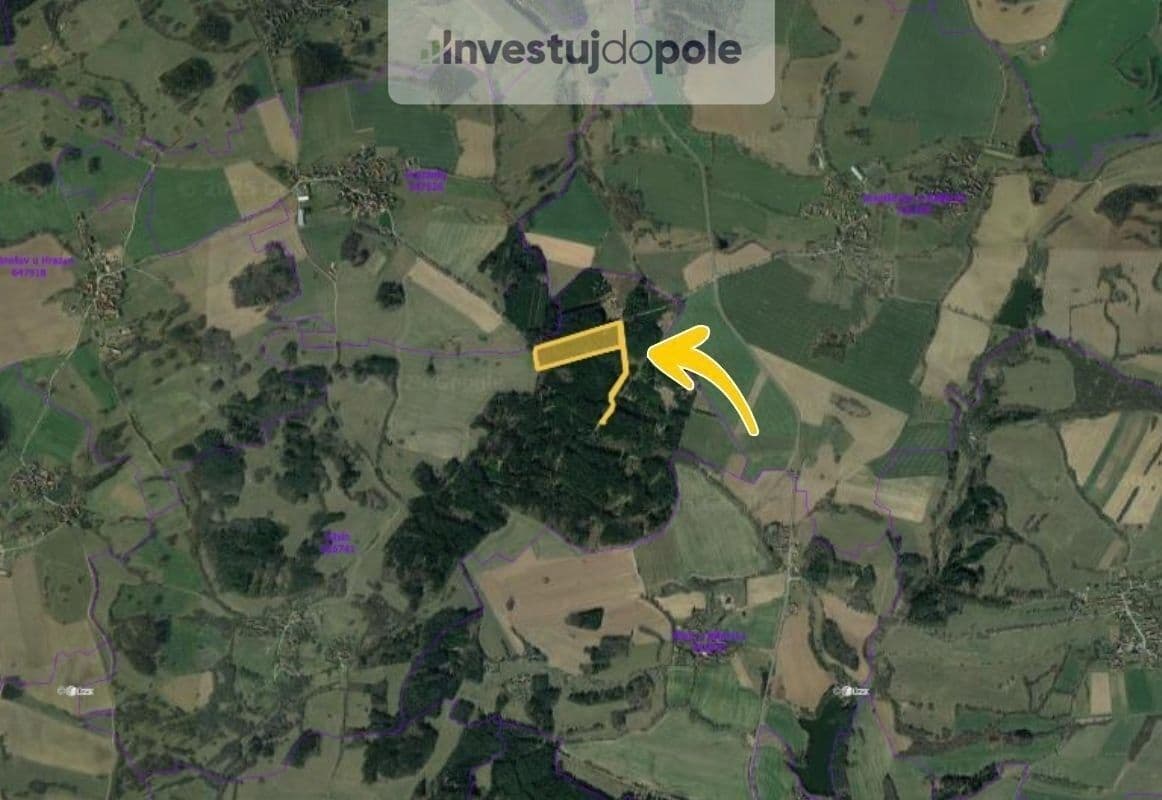 plot for sale, 12,302 m², Milevsko, Jihočeský Region plot for sale, 12,302 m², Milevsko, Jihočeský Region