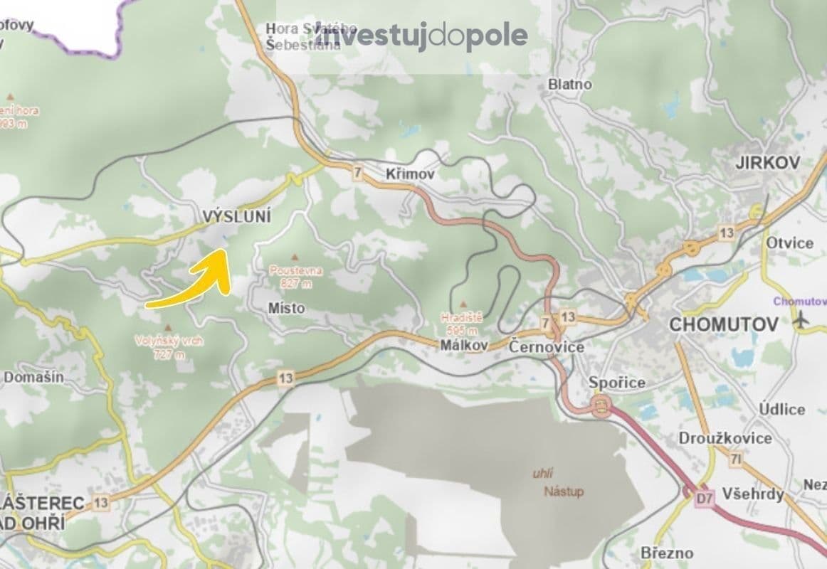 plot for sale, 318 m², Výsluní, Ústecký Region plot for sale, 318 m², Výsluní, Ústecký Region