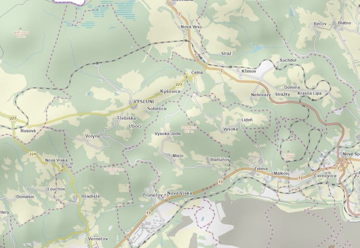 plot for sale, 318 m², Výsluní, Ústecký Region plot for sale, 318 m², Výsluní, Ústecký Region