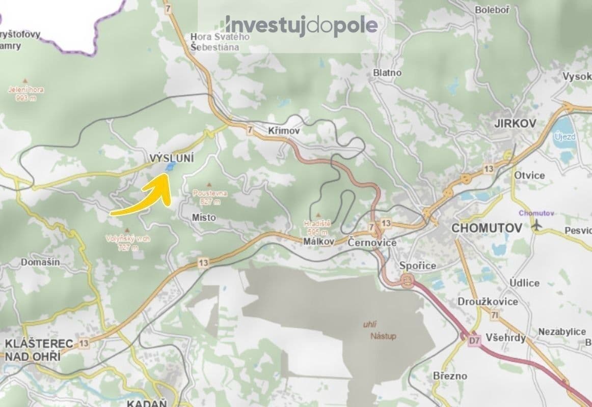 plot for sale, 24,719 m², Výsluní, Ústecký Region plot for sale, 24,719 m², Výsluní, Ústecký Region