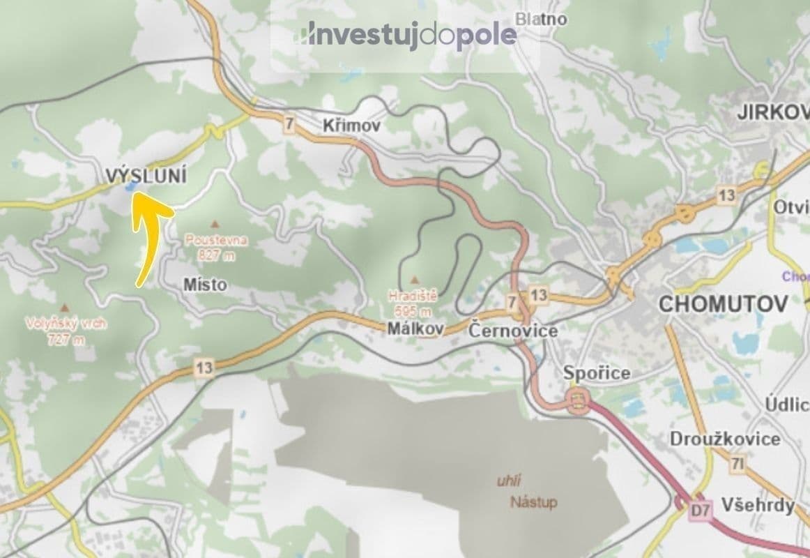plot for sale, 7,765 m², Výsluní, Ústecký Region plot for sale, 7,765 m², Výsluní, Ústecký Region