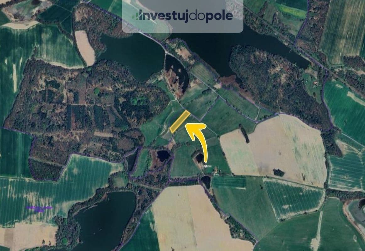 plot for sale, 1,870 m², Dříteň, Jihočeský Region plot for sale, 1,870 m², Dříteň, Jihočeský Region