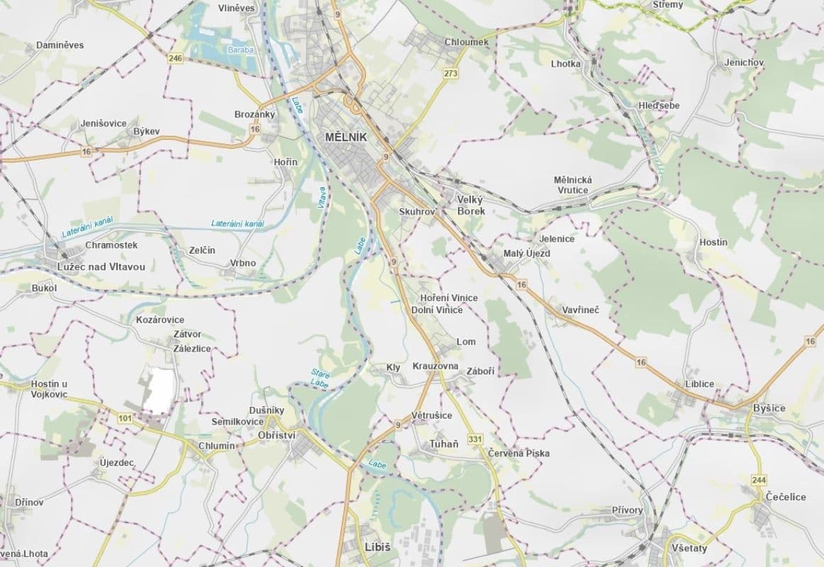 plot for sale, 2,868 m², Kly, Středočeský Region plot for sale, 2,868 m², Kly, Středočeský Region