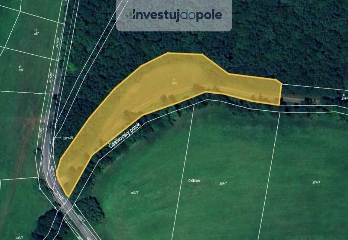 plot for sale, 2,699 m², Částkov, Zlínský Region plot for sale, 2,699 m², Částkov, Zlínský Region
