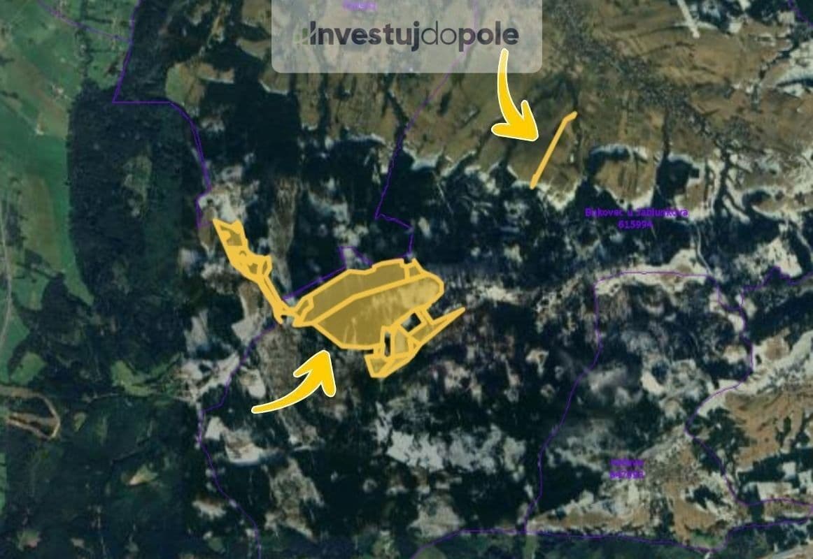 plot for sale, 13,059 m², Bukovec, Moravskoslezský Region plot for sale, 13,059 m², Bukovec, Moravskoslezský Region