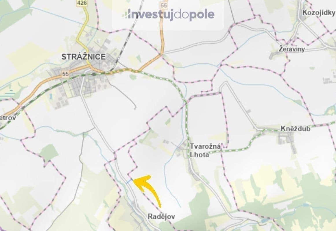 plot for sale, 1,220 m², Radějov, Jihomoravský Region plot for sale, 1,220 m², Radějov, Jihomoravský Region