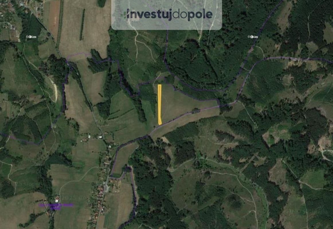 plot for sale, 3,114 m², Loučka, Zlínský Region plot for sale, 3,114 m², Loučka, Zlínský Region