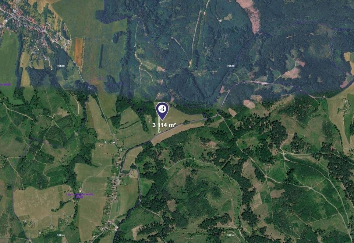 plot for sale, 3,114 m², Loučka, Zlínský Region plot for sale, 3,114 m², Loučka, Zlínský Region