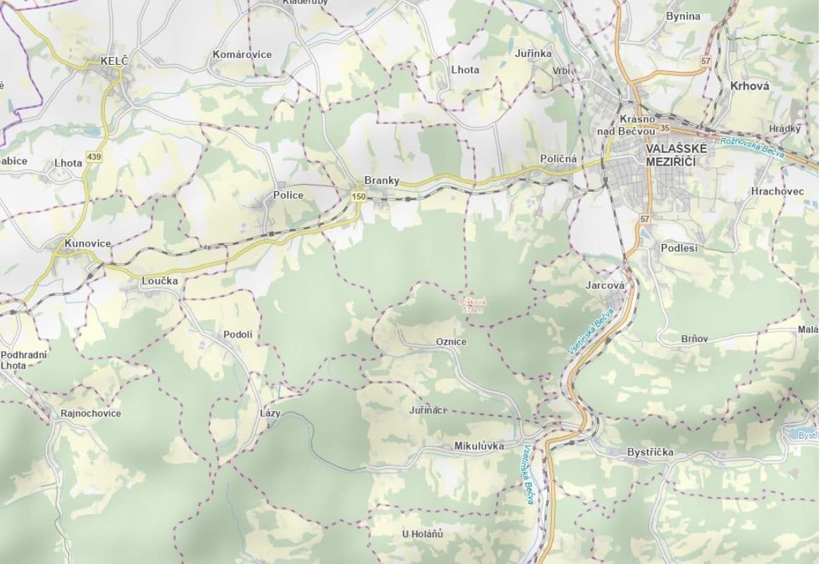 plot for sale, 3,114 m², Loučka, Zlínský Region plot for sale, 3,114 m², Loučka, Zlínský Region