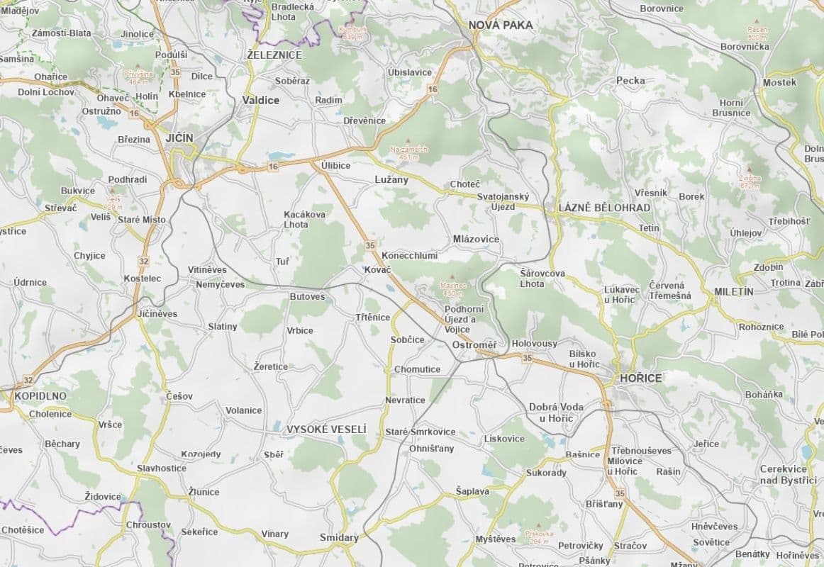 plot for sale, 12,833 m², Kovač, Královéhradecký Region plot for sale, 12,833 m², Kovač, Královéhradecký Region
