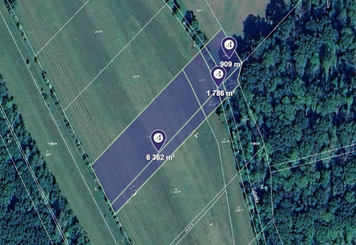 plot for sale, 9,057 m², Kovač, Královéhradecký Region plot for sale, 9,057 m², Kovač, Královéhradecký Region