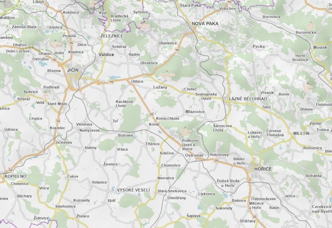 plot for sale, 9,057 m², Kovač, Královéhradecký Region plot for sale, 9,057 m², Kovač, Královéhradecký Region