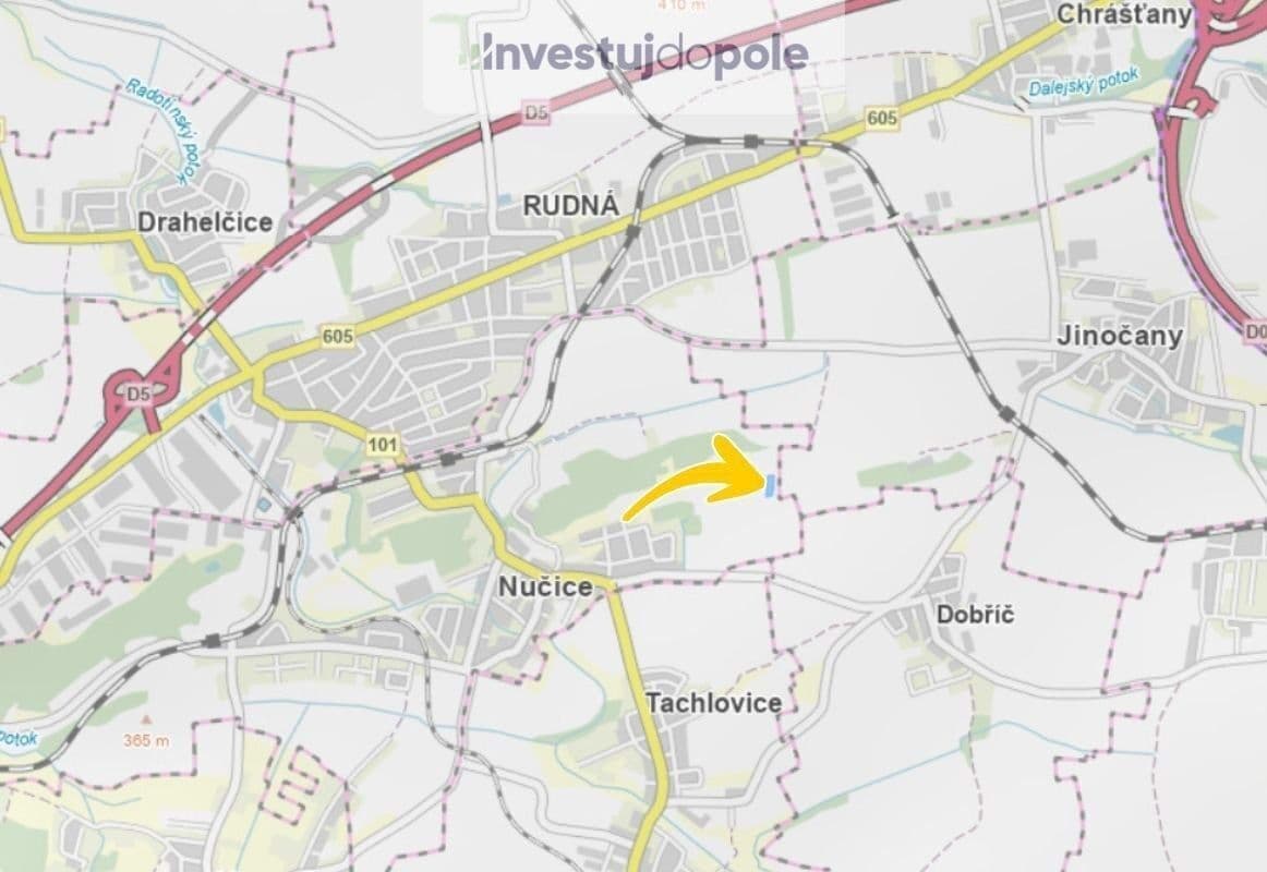 plot for sale, 3,083 m², Nučice, Středočeský Region plot for sale, 3,083 m², Nučice, Středočeský Region