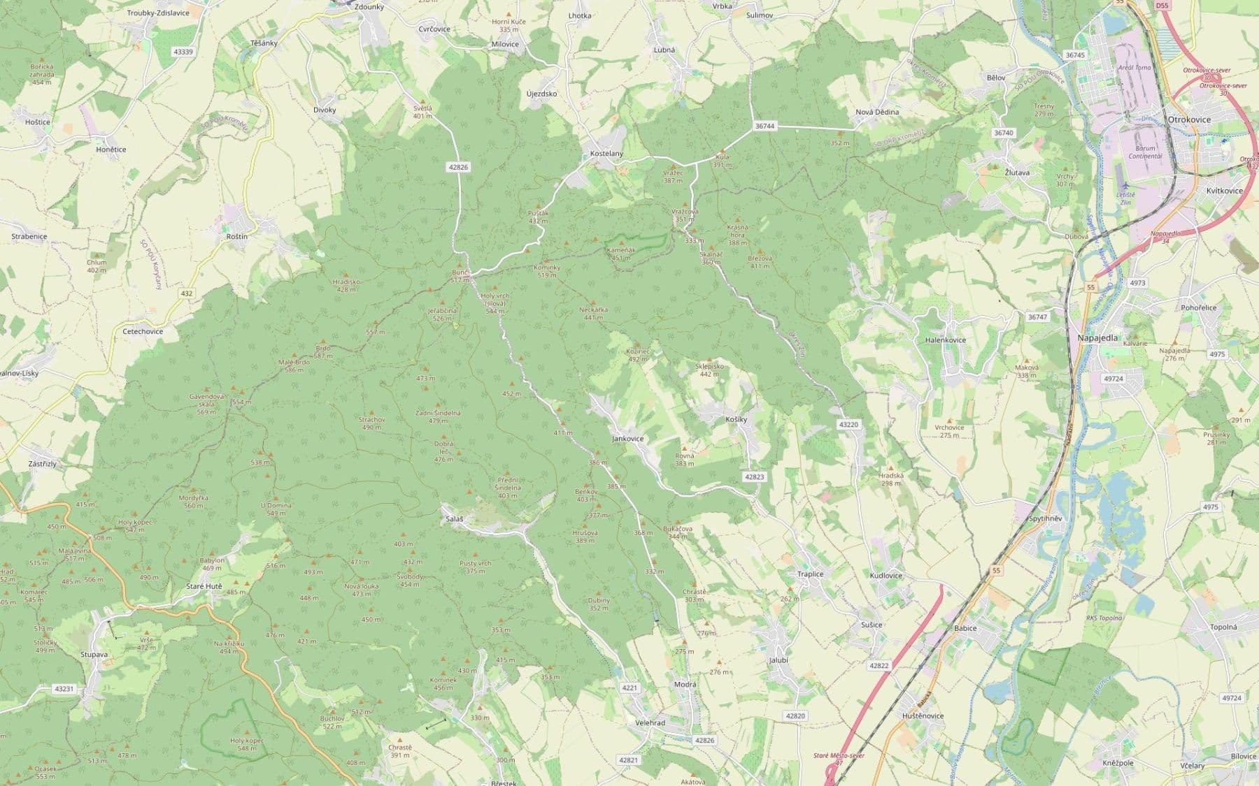 plot for sale, 11,496 m², Jankovice, Zlínský Region plot for sale, 11,496 m², Jankovice, Zlínský Region