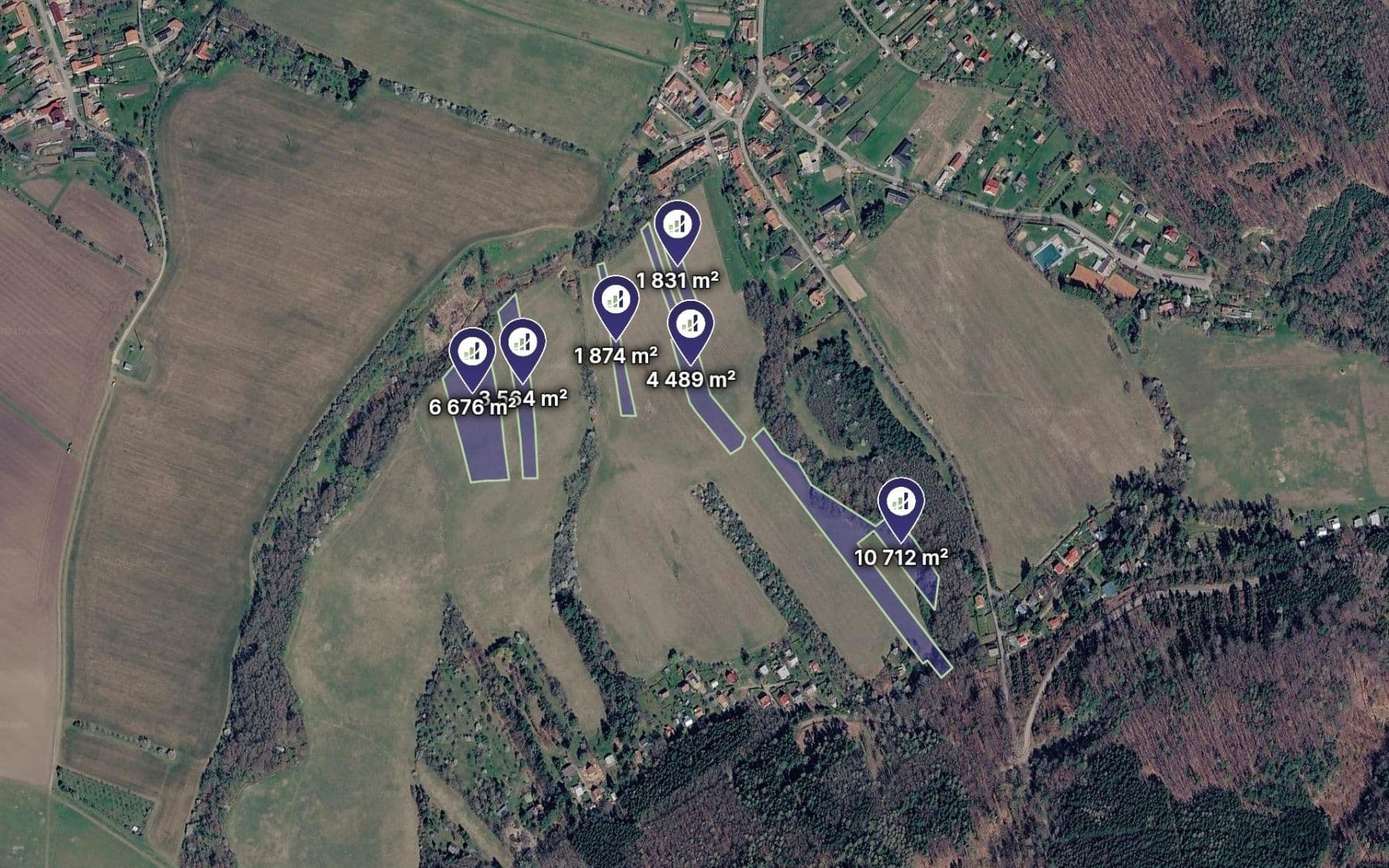 plot for sale, 29,146 m², Roštín, Zlínský Region plot for sale, 29,146 m², Roštín, Zlínský Region