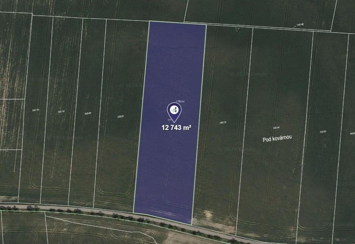 plot for sale, 2,124 m², Horní Slivno, Středočeský Region plot for sale, 2,124 m², Horní Slivno, Středočeský Region