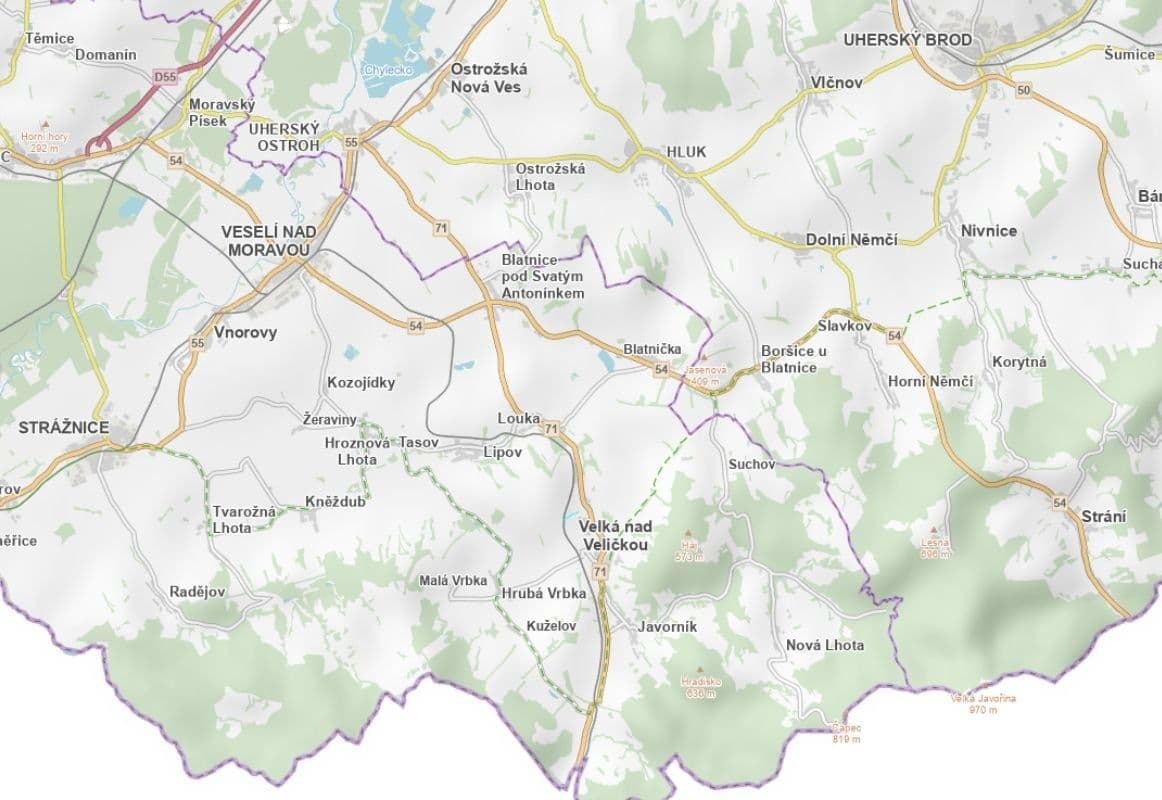 plot for sale, 1,694 m², Velká nad Veličkou, Jihomoravský Region plot for sale, 1,694 m², Velká nad Veličkou, Jihomoravský Region