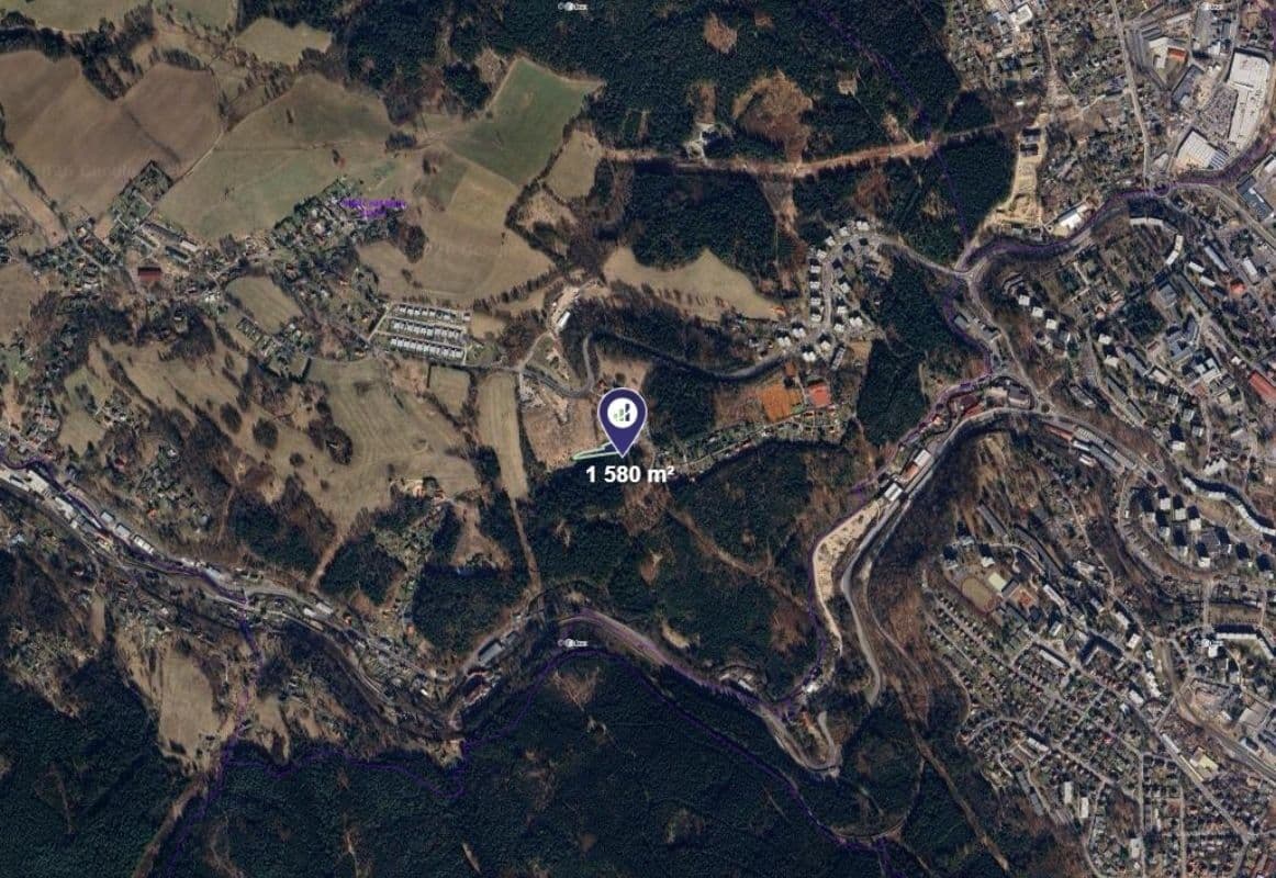 plot for sale, 1,580 m², Jablonec nad Nisou, Liberecký Region plot for sale, 1,580 m², Jablonec nad Nisou, Liberecký Region