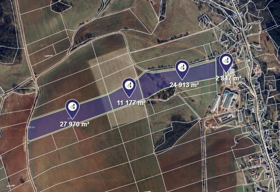 plot for sale, 66,907 m², Úbislavice, Královéhradecký Region plot for sale, 66,907 m², Úbislavice, Královéhradecký Region