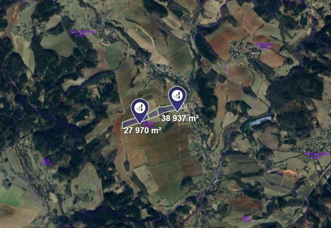 plot for sale, 66,907 m², Úbislavice, Královéhradecký Region plot for sale, 66,907 m², Úbislavice, Královéhradecký Region